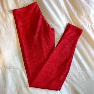 Red Lululemon Leggings